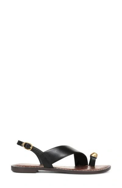 Sam Edelman Gace Toe Loop Slingback Sandal In Black