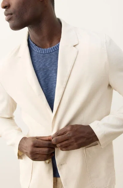 Marine Layer Hemp Blend Blazer In White