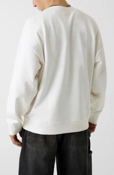Guess Eagle Graphic Sweatshirt In White