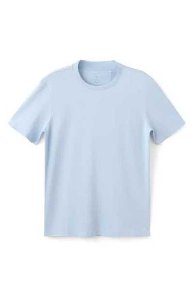 Mango Slim Fit Coolmax® Solid T-shirt In Blue