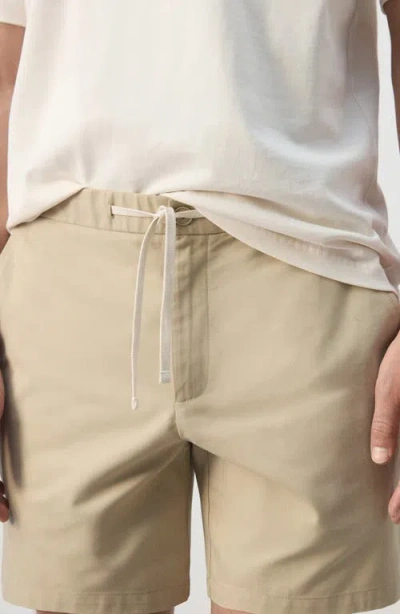 Mango Drawstring Shorts In Neutral