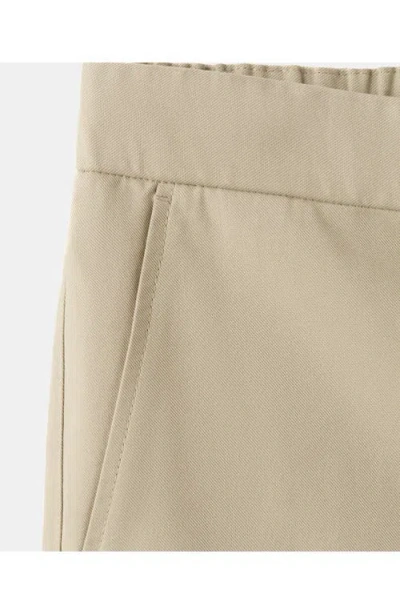 Mango Drawstring Shorts In Neutral