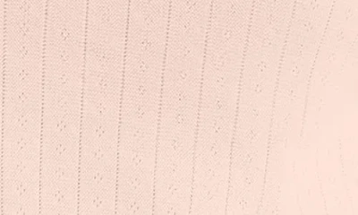 Tommy John Pointelle Rib Lounge T-shirt In Pink