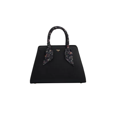 Fable England Grace Structured Tote In Black