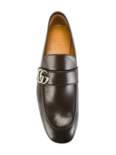 Shop Gucci Gg Loafers In 2140