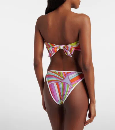 Pucci Iride Bandeau Bikini Top In Multi