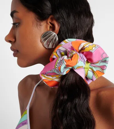 Pucci Orchidee Scrunchie In Multi