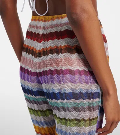 Missoni Zigzag Flared Pants In Multi