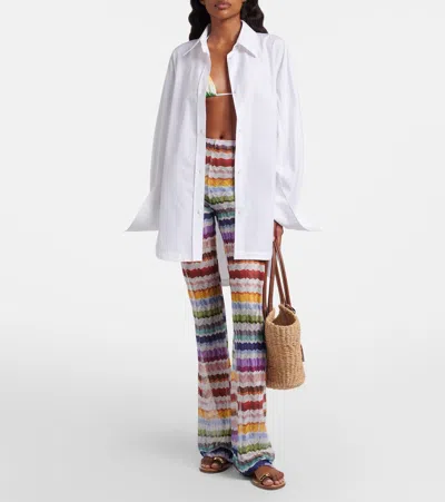 Missoni Zigzag Flared Pants In Multi