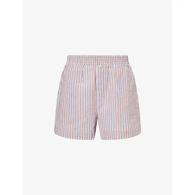 Varley Elastic Waist Pull-on Shorts In Multi