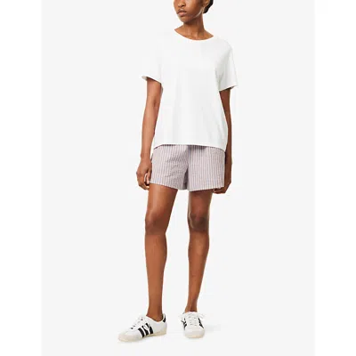 Varley Elastic Waist Pull-on Shorts In Multi
