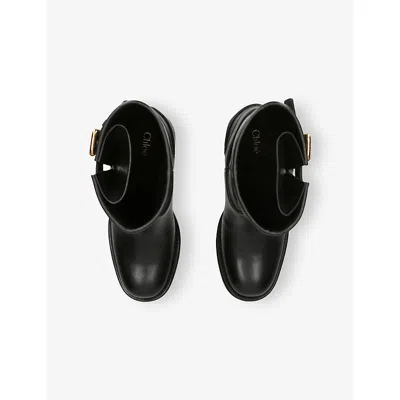 Chloé Leather Dakota Ankle Boots 60 In Multi