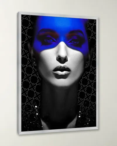 Wendover Art Group Blue Visor Framed Giclee In Blue