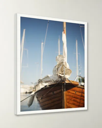 Wendover Art Group Setting For Sail Framed Giclee In Multi