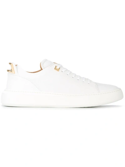 Buscemi Uno Low-top Leather Trainers In White