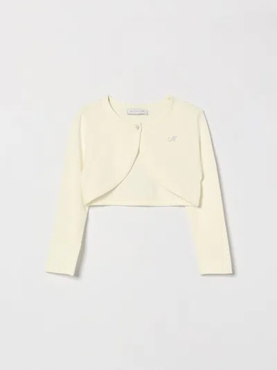 Monnalisa Sweater Kids Color Yellow Cream