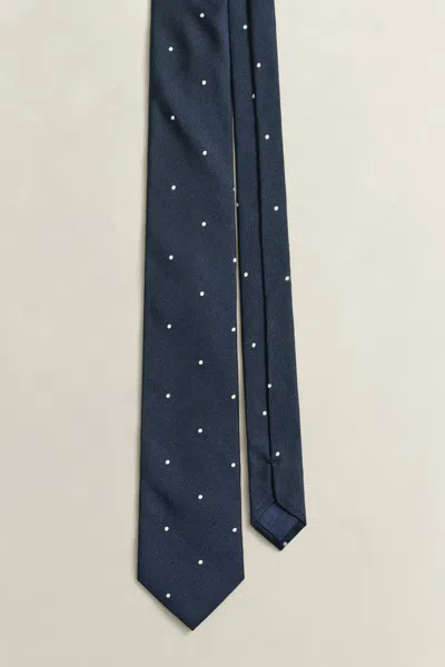 Gant Dot Tie In Blue