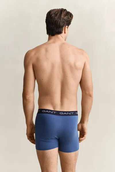 Gant 3-pack Boxer Briefs In Blue