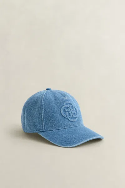 Gant Denim Cap In Blue