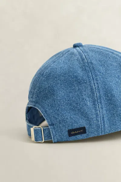 Gant Denim Cap In Blue