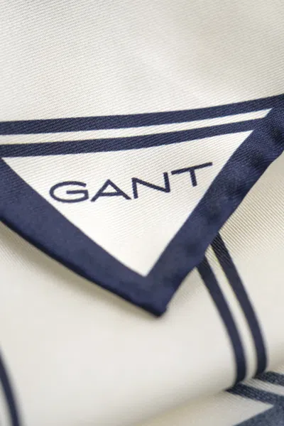 Gant Striped Pocket Square In Multi