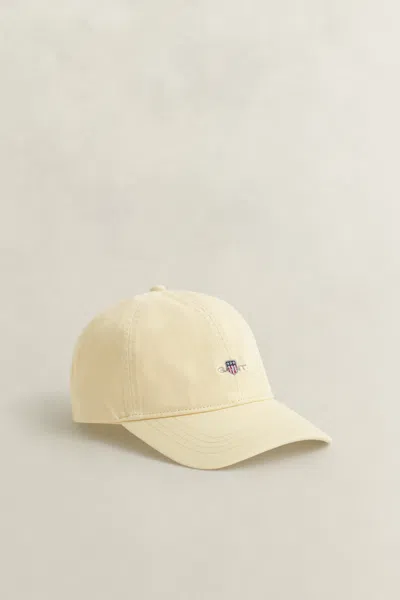 Gant Shield Sunfaded Cap In Yellow