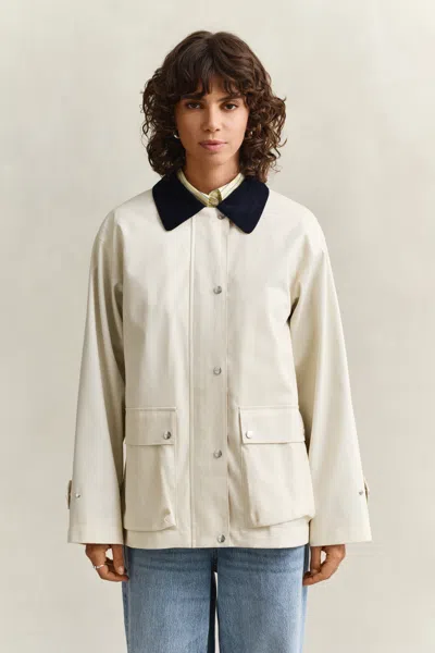 Gant Cotton Decker Jacket In Multi
