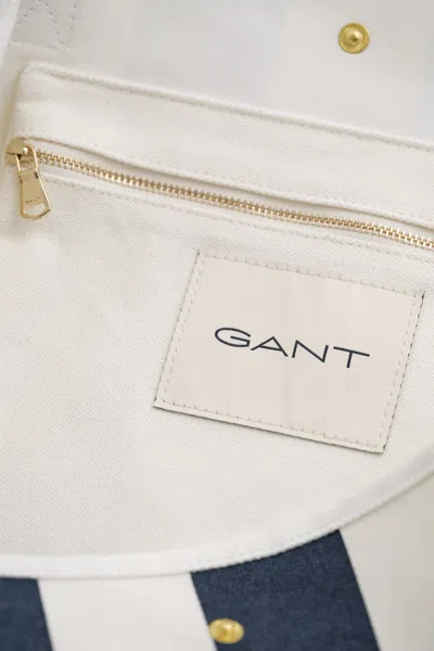 Gant Canvas Beach Bag In Multi