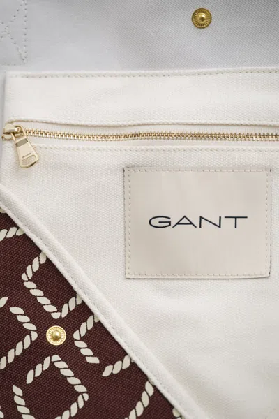 Gant Canvas Beach Bag In Multi