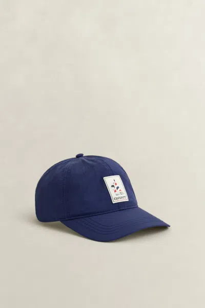 Gant Graphic Cap In Blue