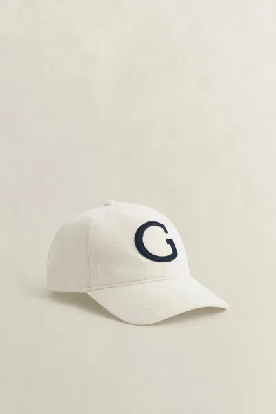 Gant Logo-patch Cap In White