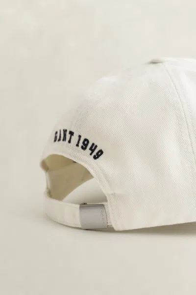 Gant Logo-patch Cap In White