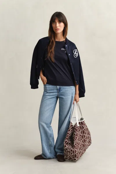 Gant Graphic T-shirt In Blue