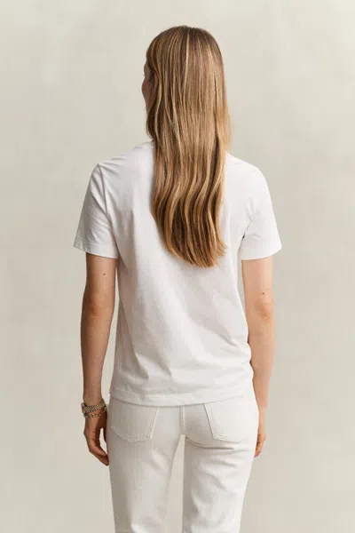 Gant Graphic T-shirt In White