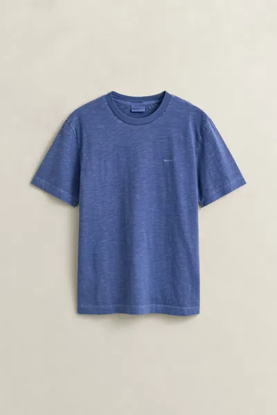 Gant Washed T-shirt In Blue