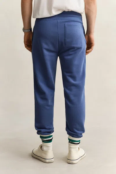 Gant Shield Sweatpants In Blue