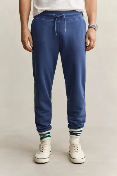 Gant Shield Sweatpants In Blue