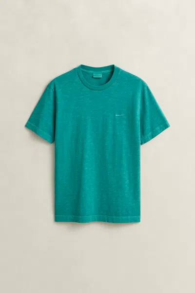 Gant Washed T-shirt In Blue