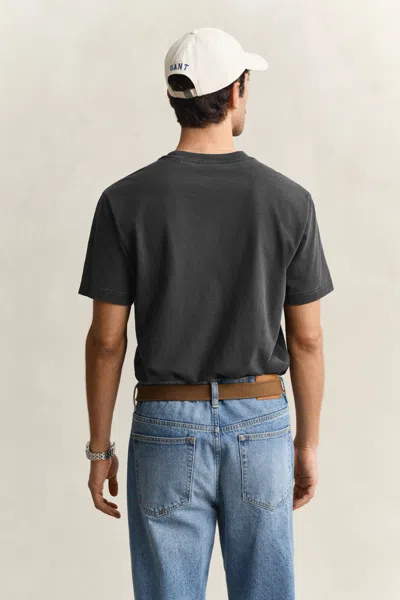 Gant Washed T-shirt In Black