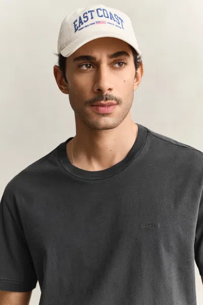 Gant Washed T-shirt In Black