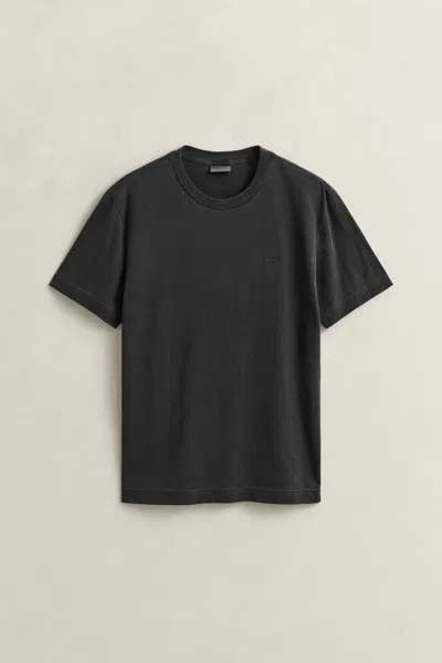 Gant Washed T-shirt In Black