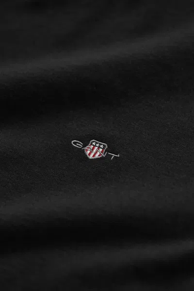 Gant Regular Fit Shield T-shirt In Black