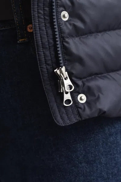 Gant Light Down Vest In Blue