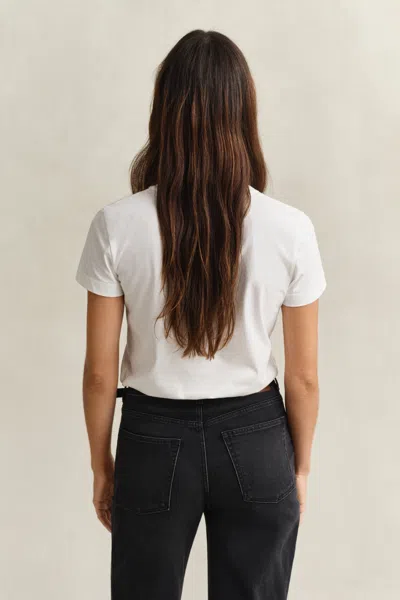 Gant Shield T-shirt In White