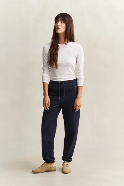 Gant Shield Sweatpants In Blue