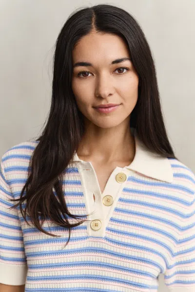 Gant Multistriped Textured Top