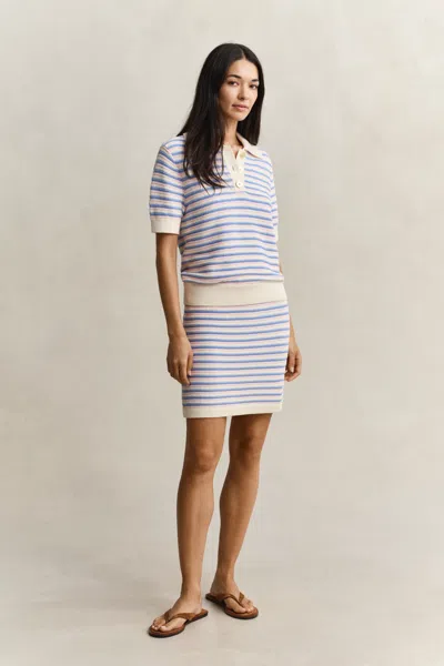 Gant Multistriped Textured Top