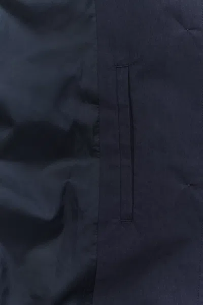 Gant Belted Wind Coat In Blue