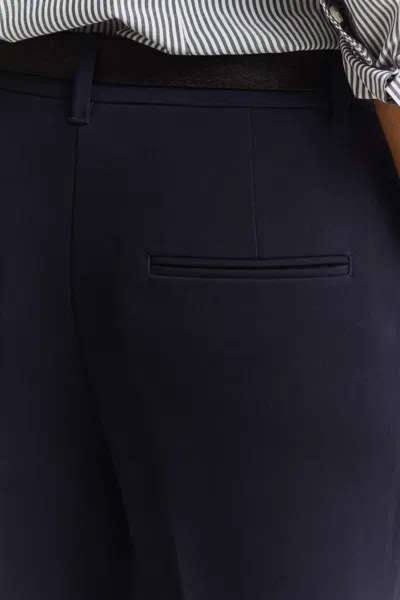 Gant Flared Slacks In Blue