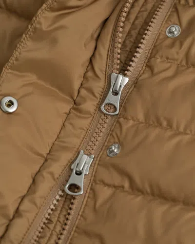 Gant Light Down Jacket In Brown